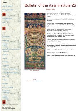 Bulletin of the Asia Institute 23