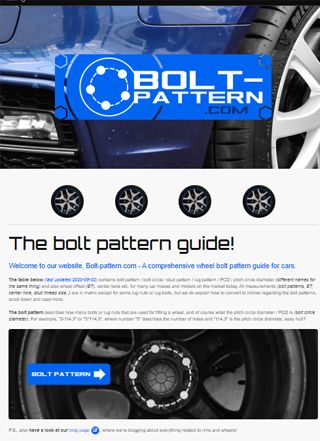 Bolt-Pattern.Com