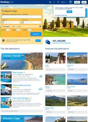 Booking.com Villas