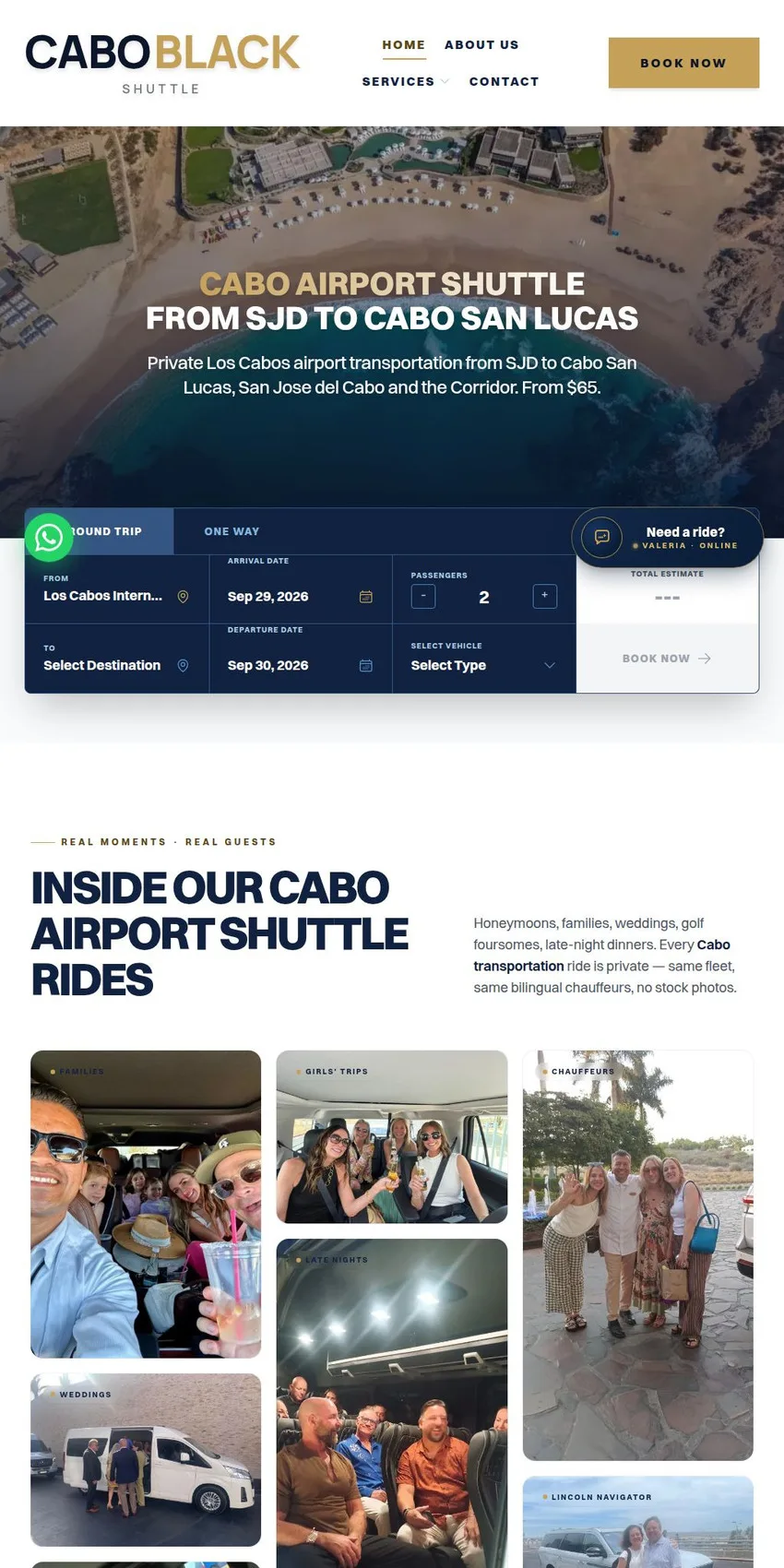 Cabo Black Shuttle