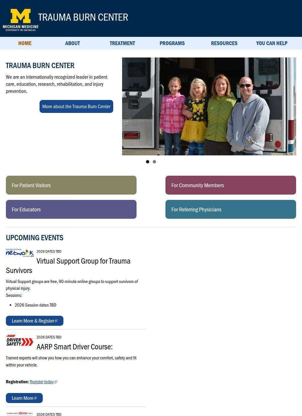 University of Michigan Trauma Burn Center