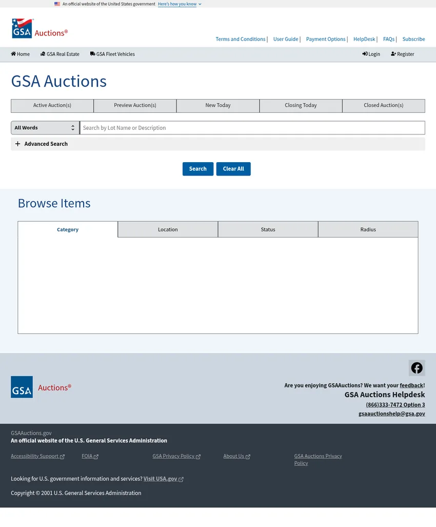 GSA Auctions