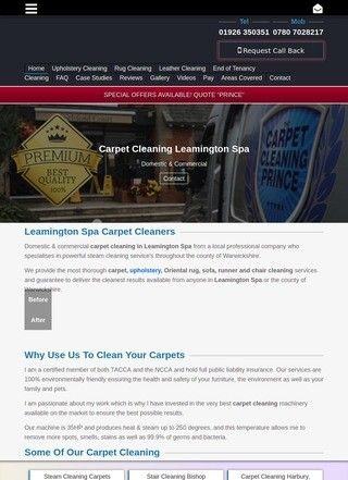Carpet Cleaning Leamington Spa - Carpet Cleaning Prince