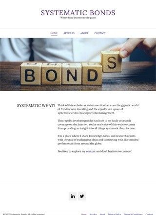 Systematic Bonds