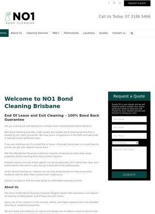 NO1 Bond Cleaning Brisbane