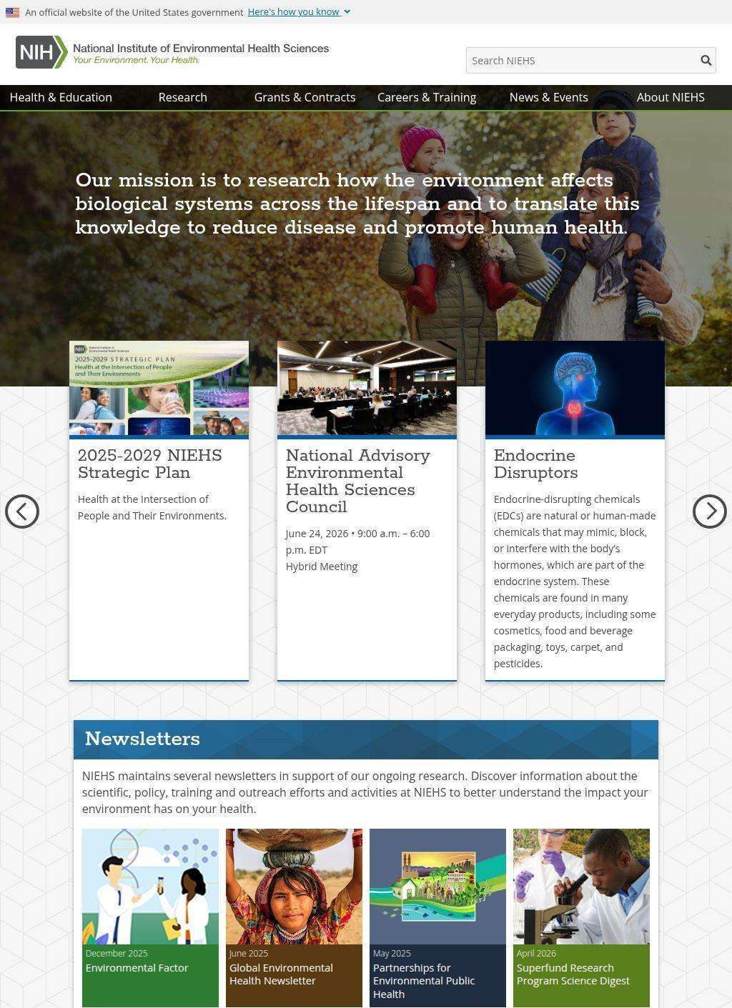 National Institute of Environmental Health Sciences (NIEHS)