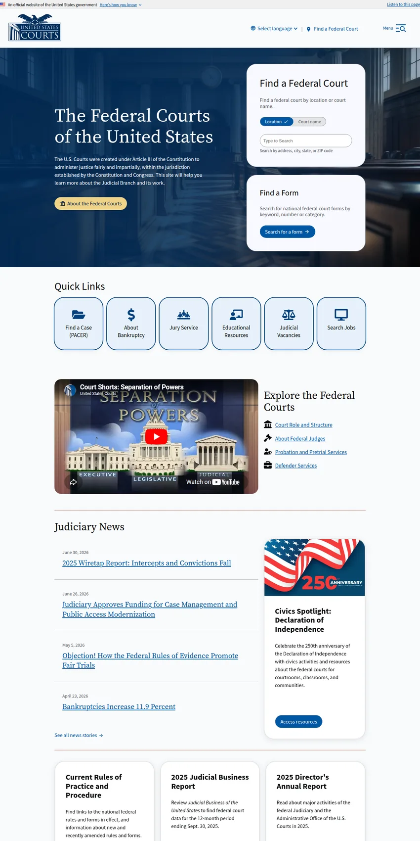 United States Courts