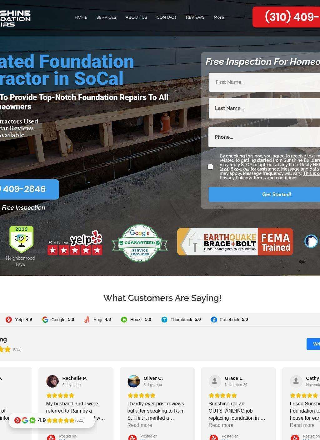 Sunshine Foundation Repairs