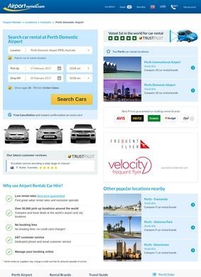 Airport Rentals: Car Rental Perth