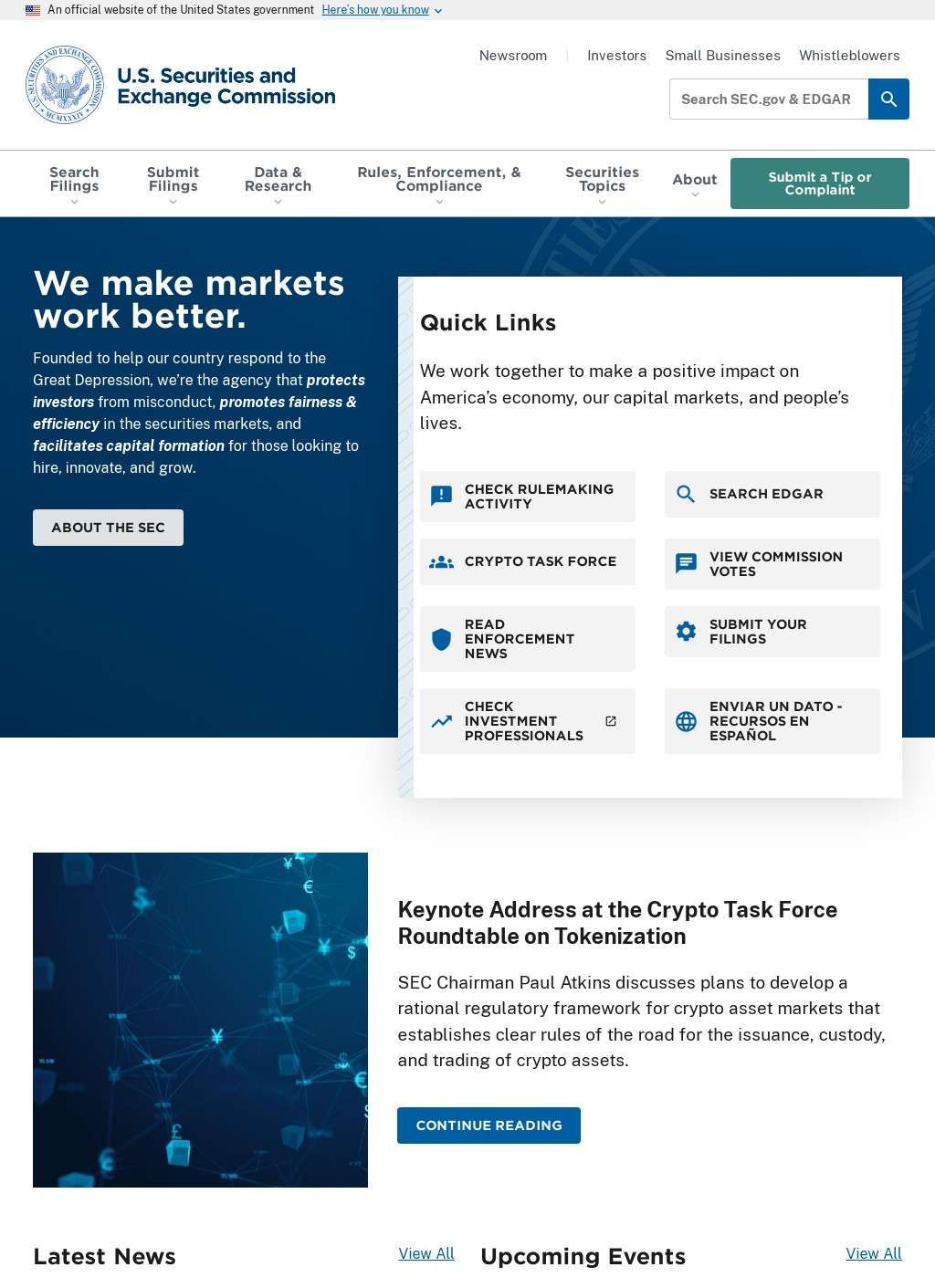 U.S. Securities and Exchange Commission (SEC)