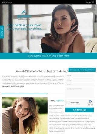 Facial Cosmetic Surgeon in North Scottsdale at Summit Aesthetics