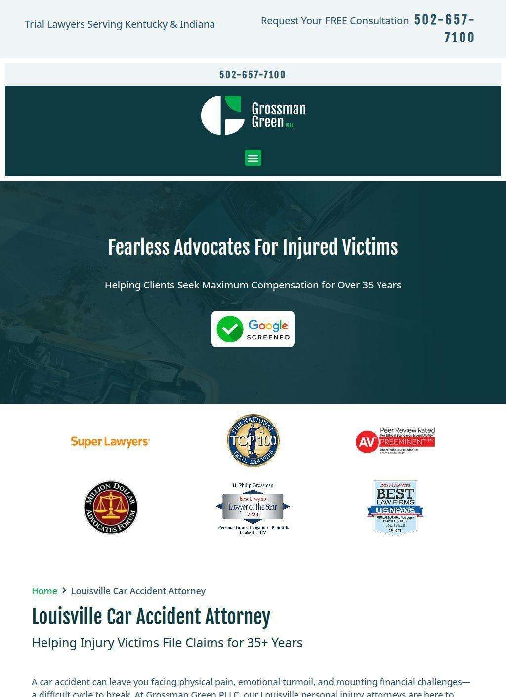 Louisville Car Accident Attorney