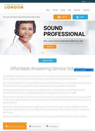 Answering Service London