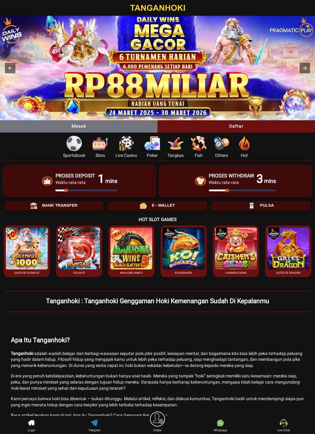 Tanganhoki.org – Wadah Inspirasi & Mindset Peluang Hidup