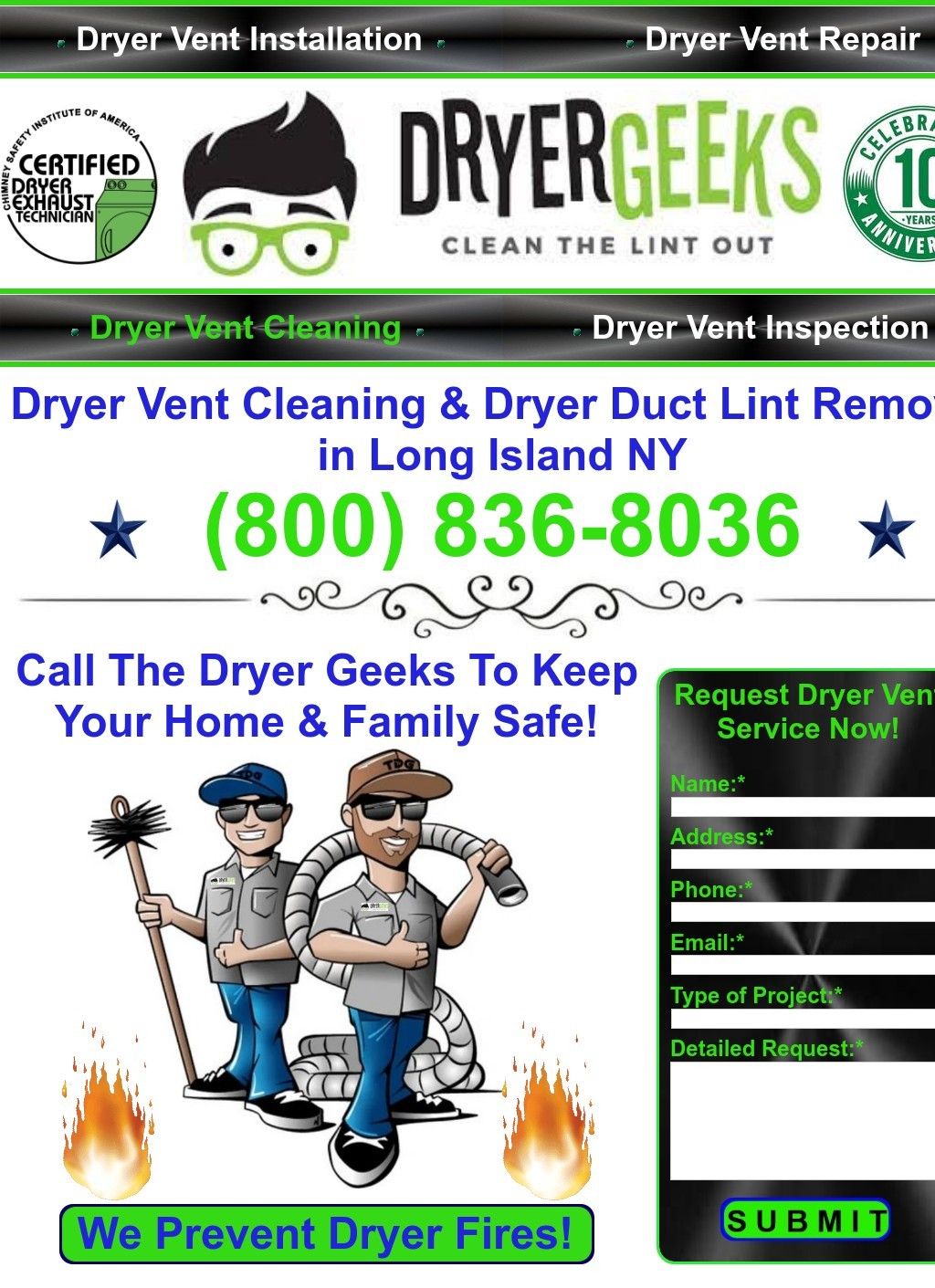 Bathroom Vent Installation & Dryer Vent Cleaning