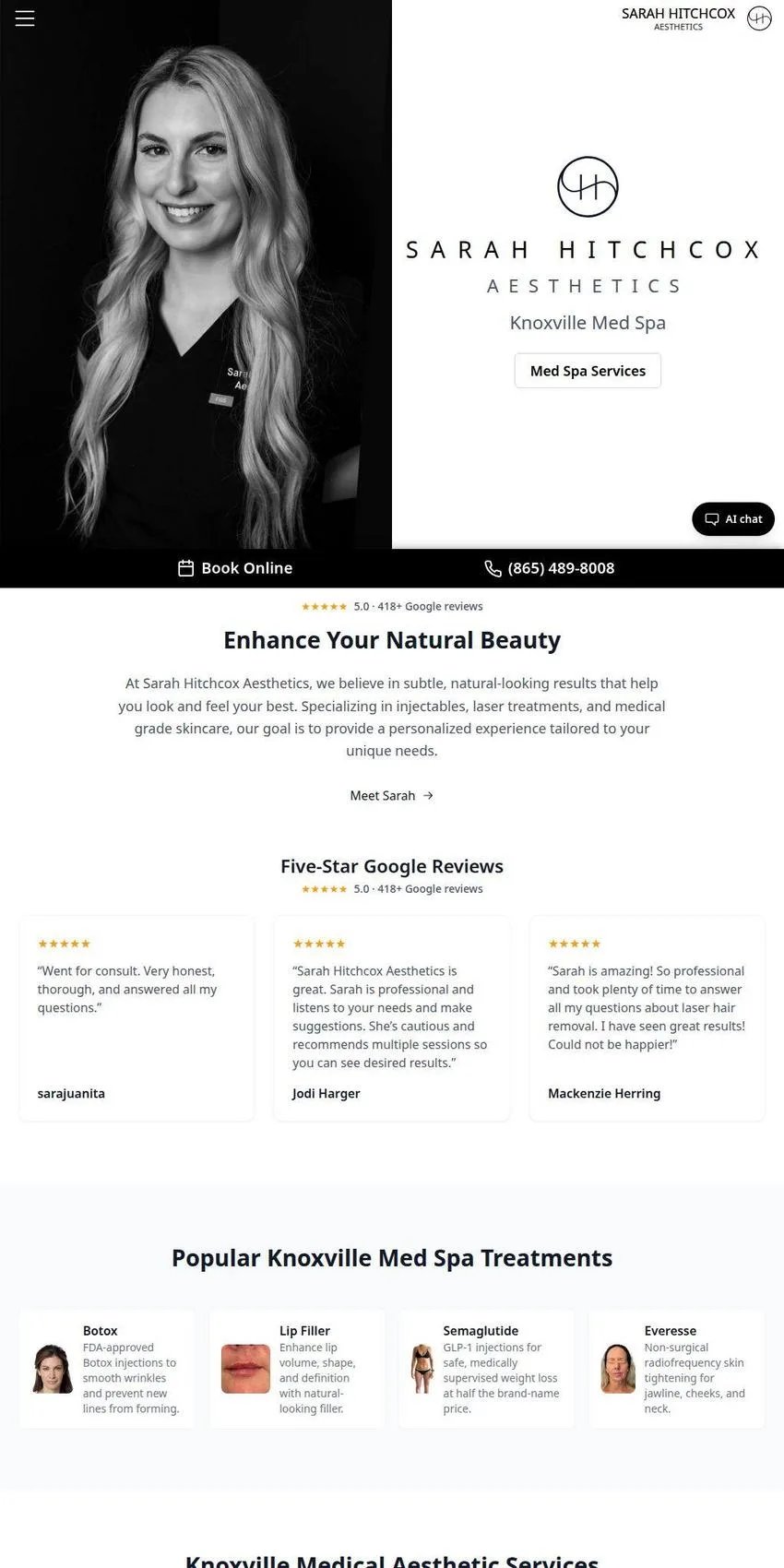 Hitchcox Aesthetics - Med Spa in Knoxville