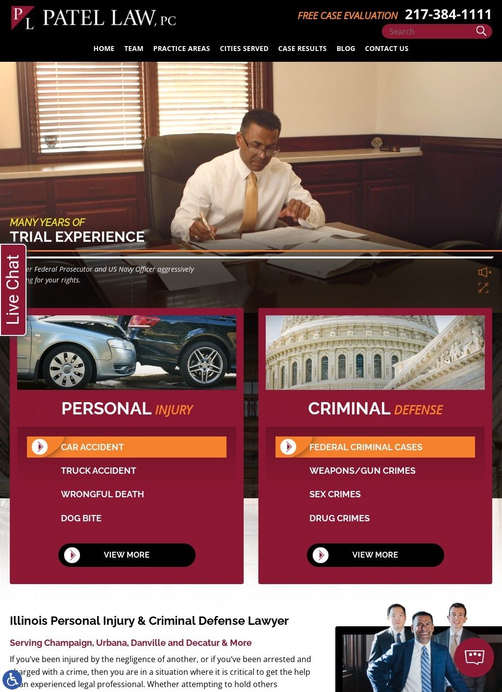 Champaign Criminal Defense & Personal Injury Lawyer