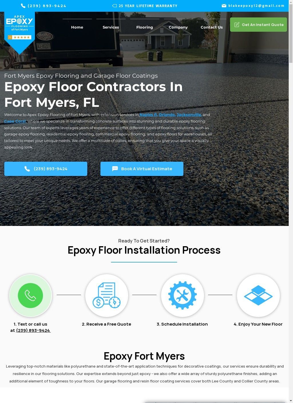 Apex Epoxy Flooring of Fort Myers