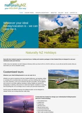 Naturally New Zealand Holidays