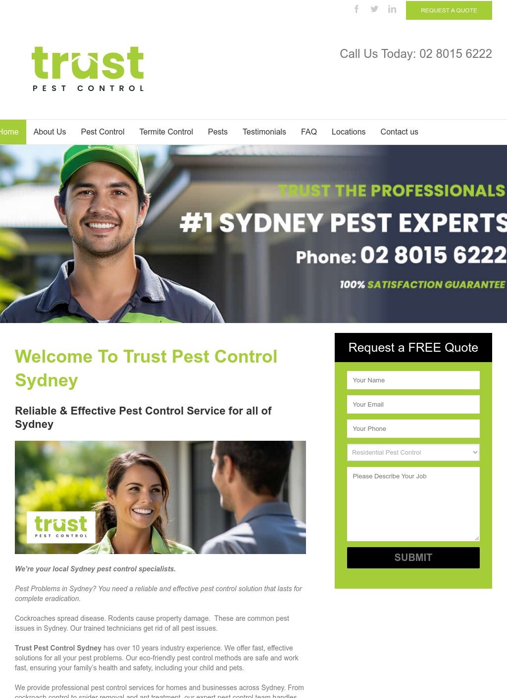 Trust Pest Control Sydney