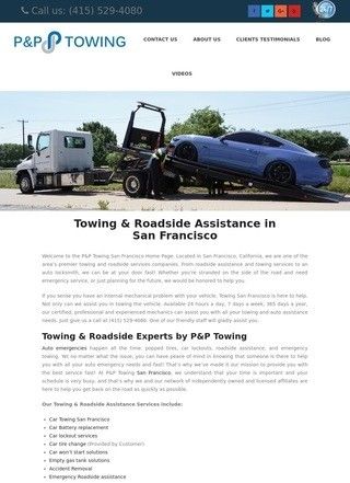 P&P Towing in San Francisco
