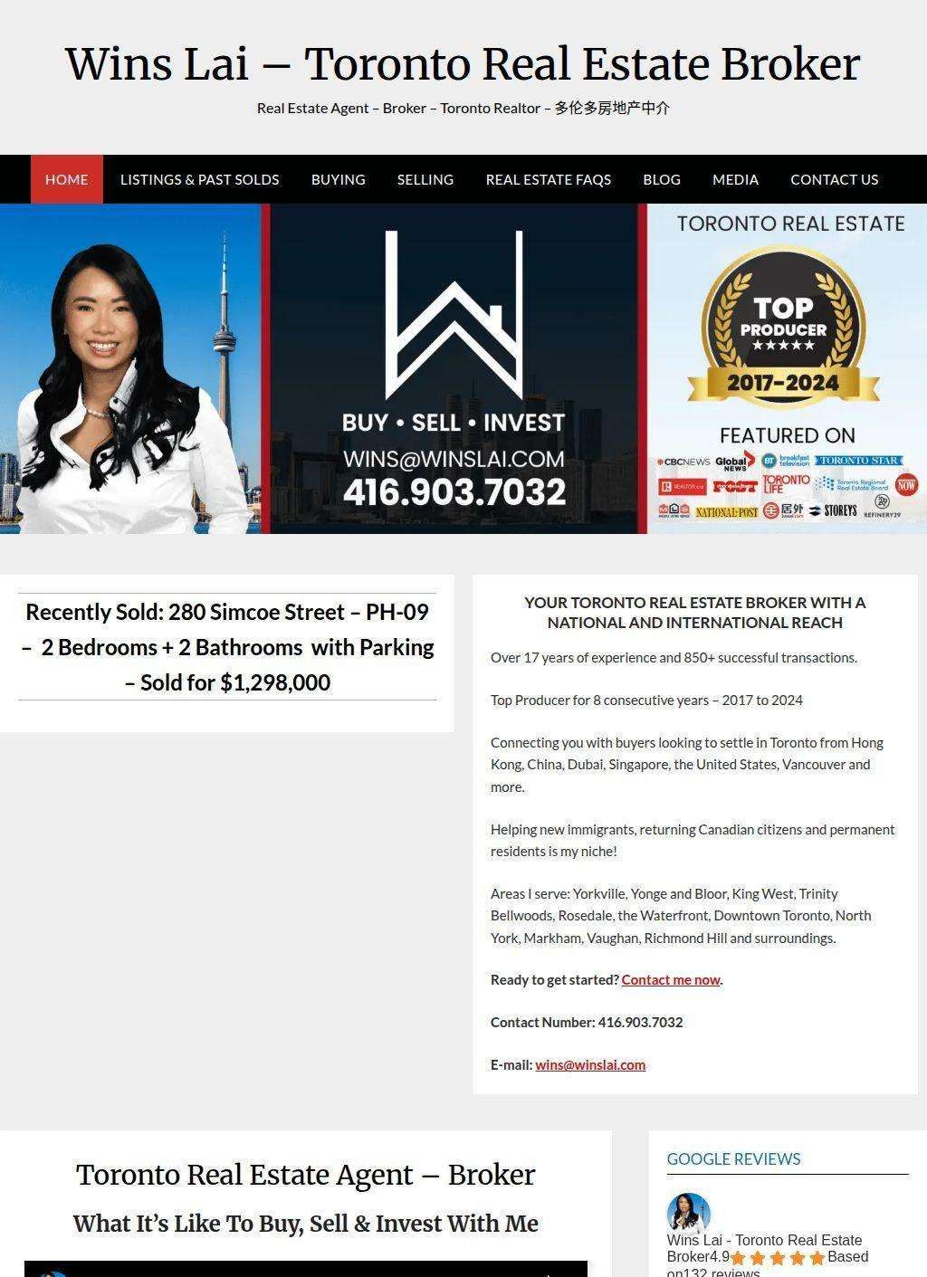 Wins Lai - Toronto Real Estate Broker