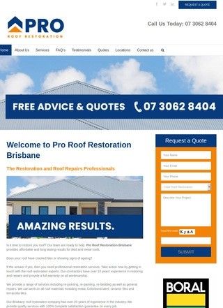 Pro Roof Restoration Brisbane