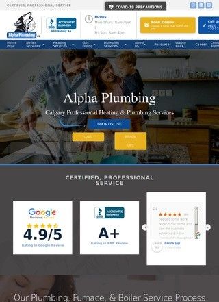 Alpha Plumbing Calgary Boiler & Heating Services