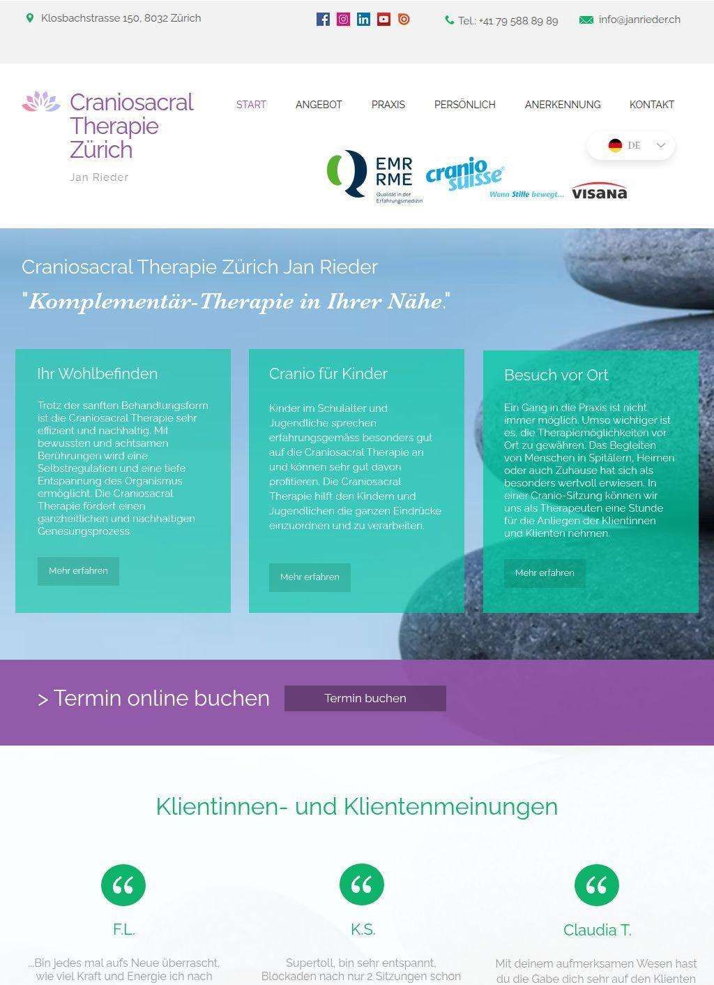 Craniosacral Therapie