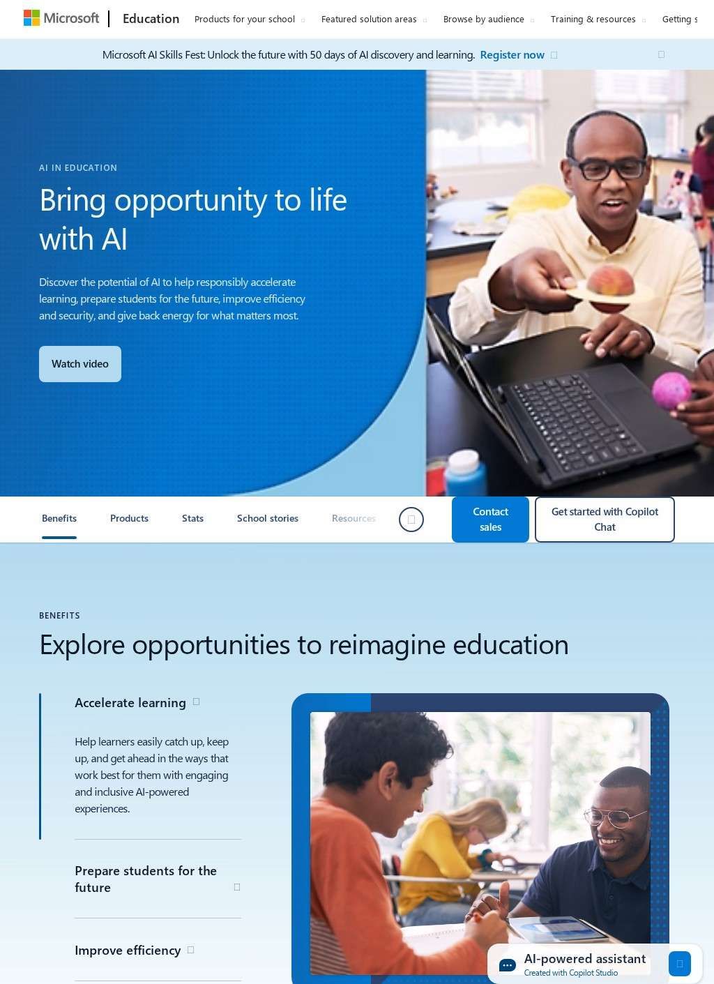 Microsoft Education AI