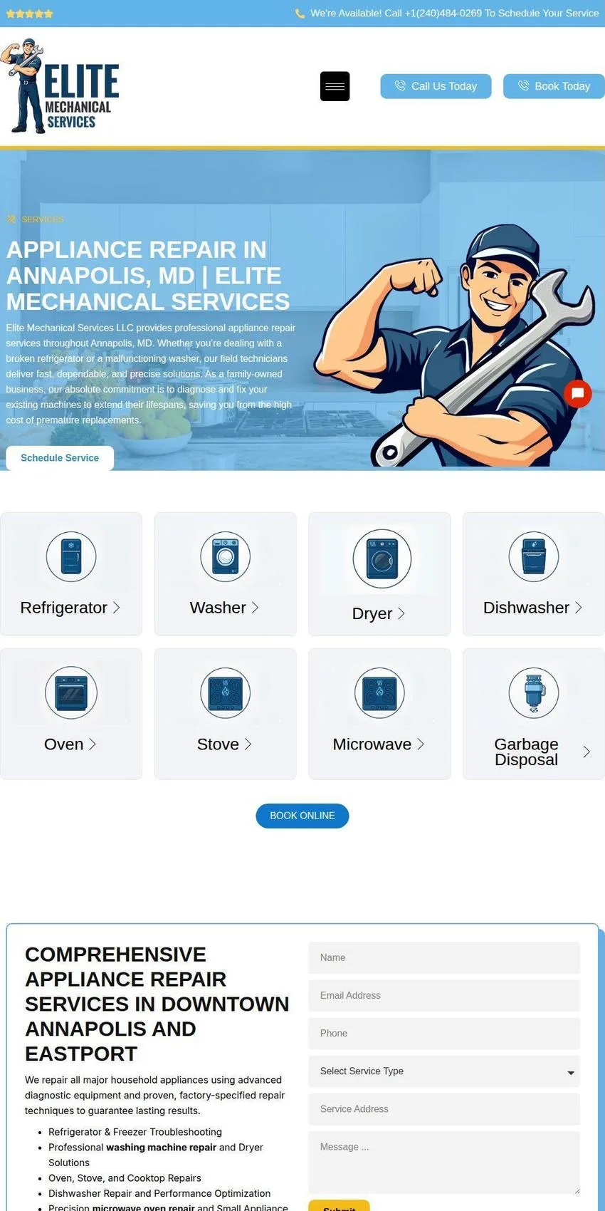 Elite Mechanical Services – Appliance Repair in Anne Arundel County, MD