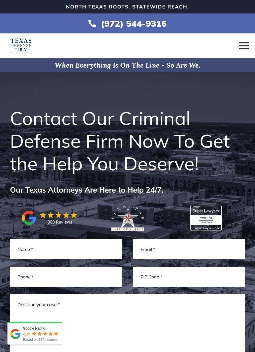 Texas Defense Firm