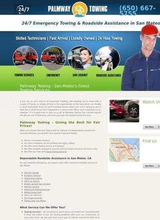 Palmway Towing - San Mateo's Finest Towing Services