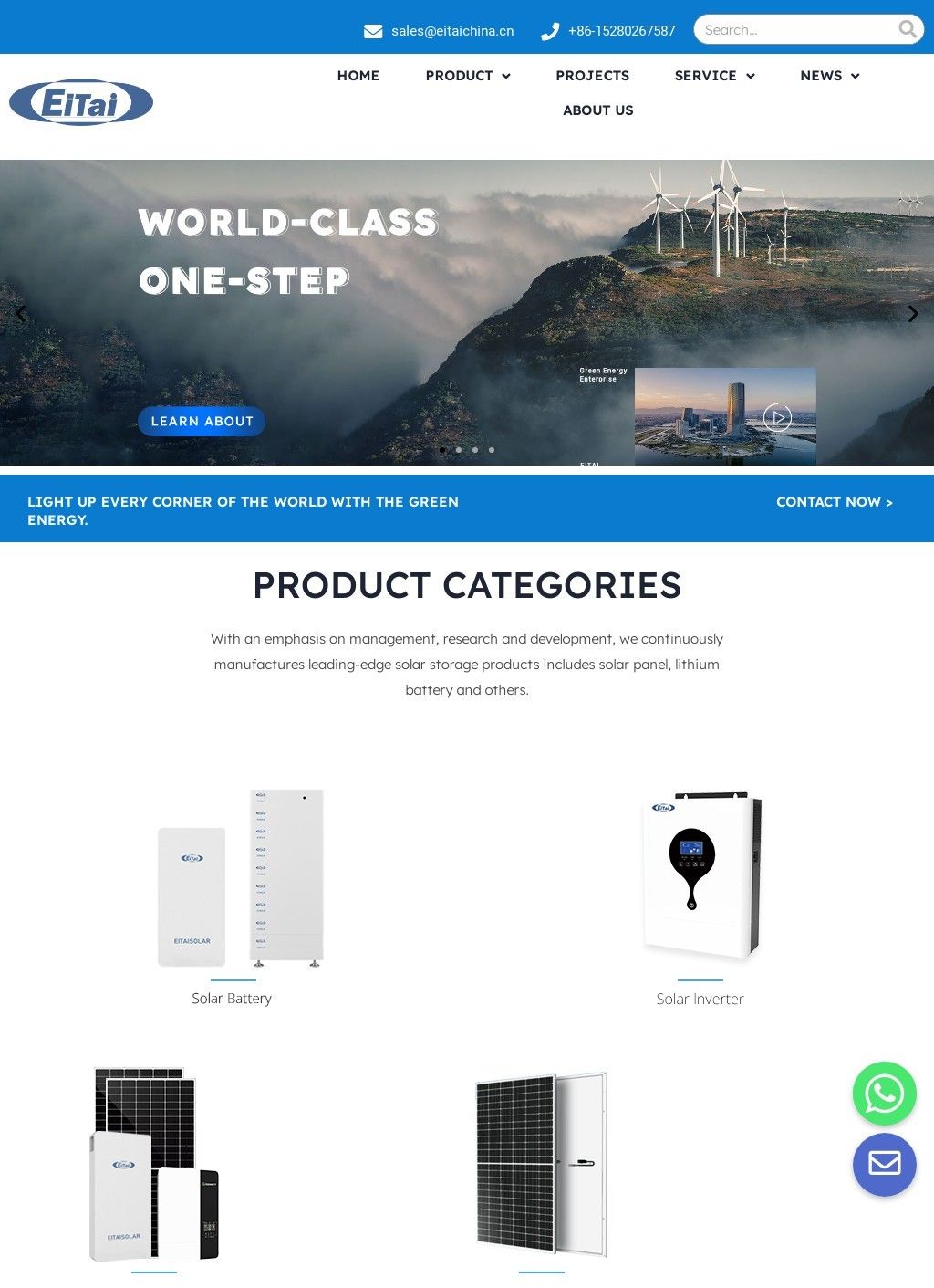 Solar lithium battery: eitaisolar.com