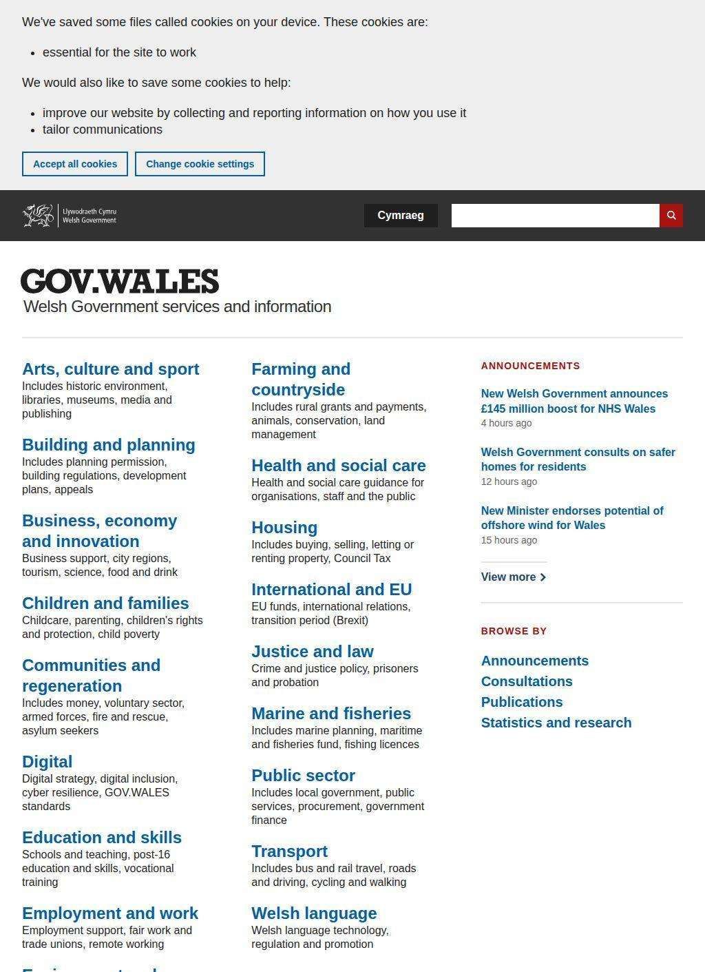 Welsh Government (Llywodraeth Cymru)