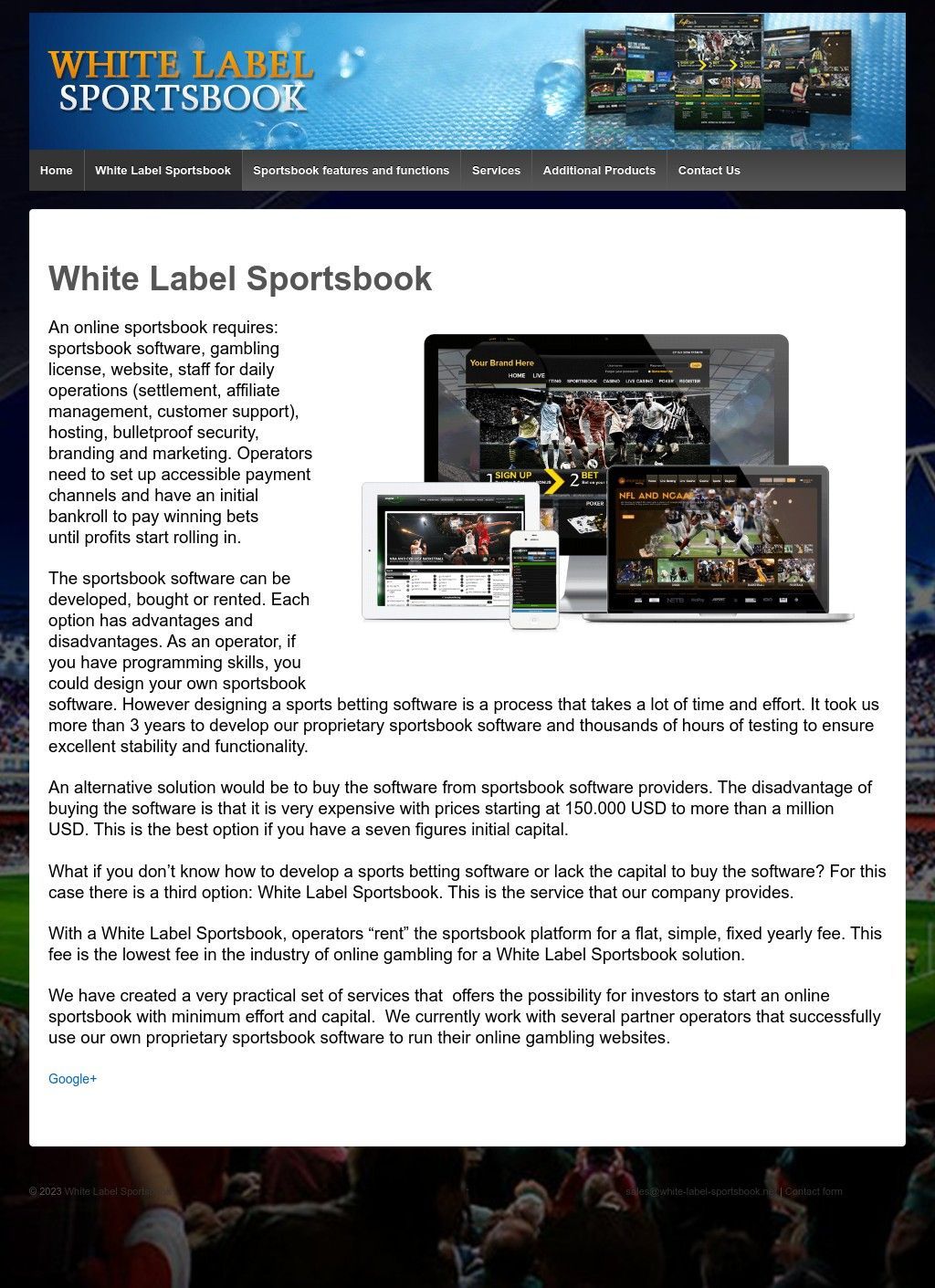 White Label Sportsbook
