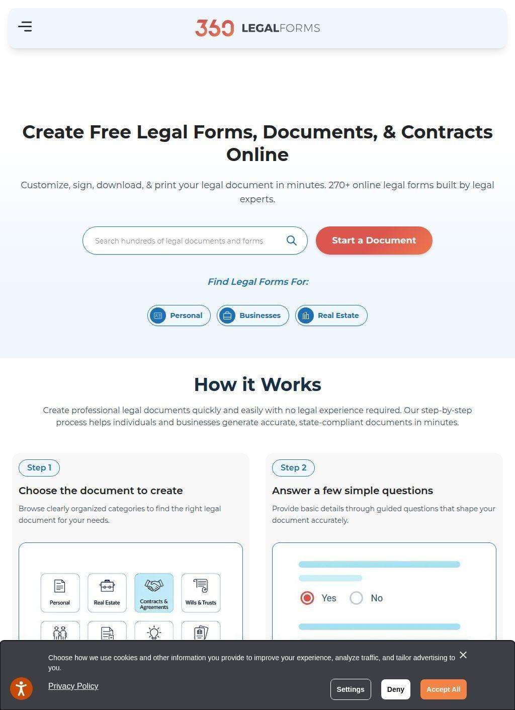 360 Legal Forms