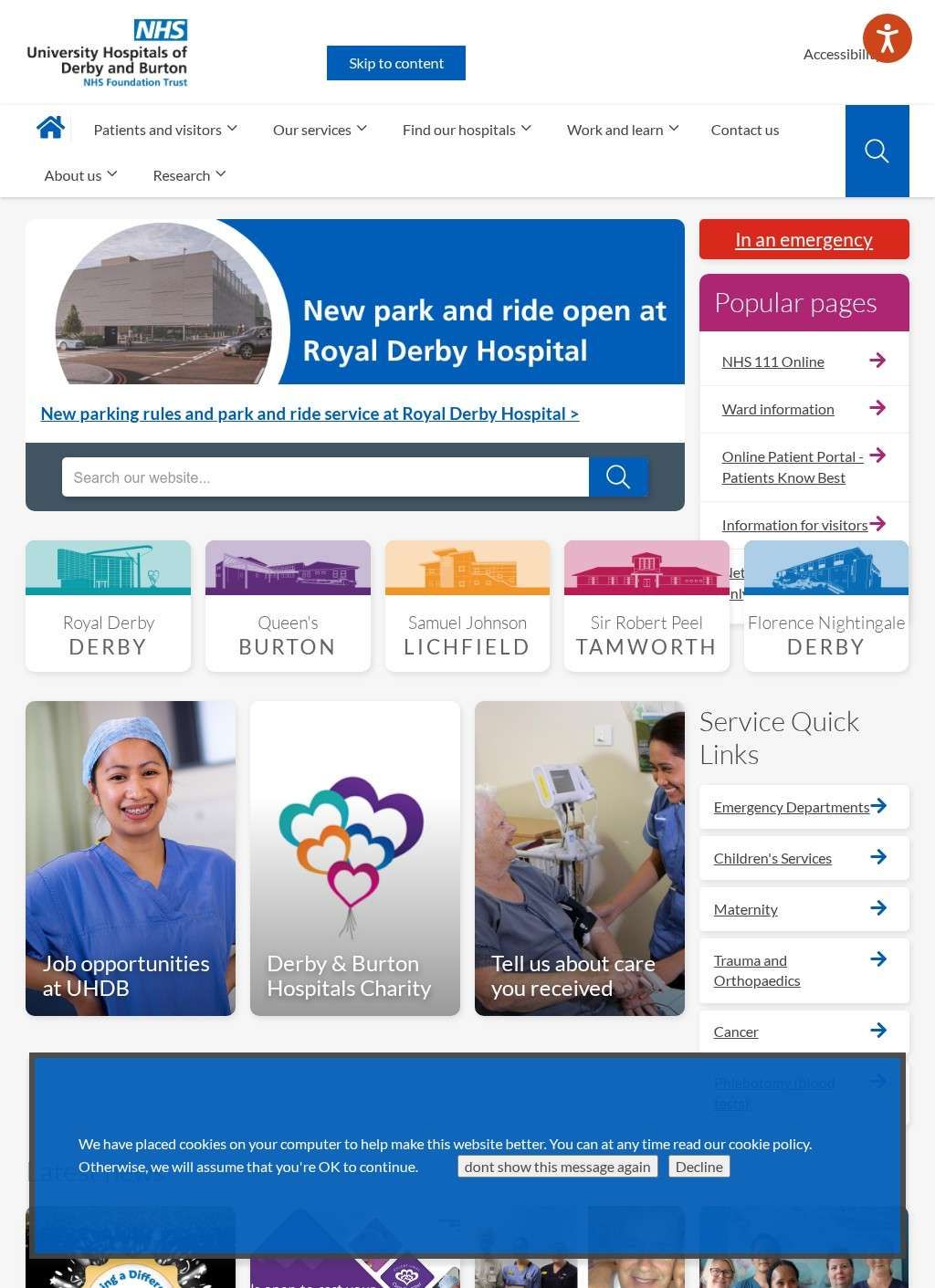 University Hospitals of Derby and Burton NHS Foundation Trust