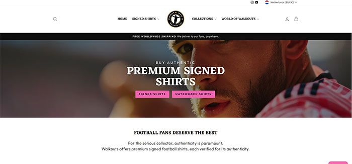 https://walkouts.com Walkouts.com - Signed Football Shirts