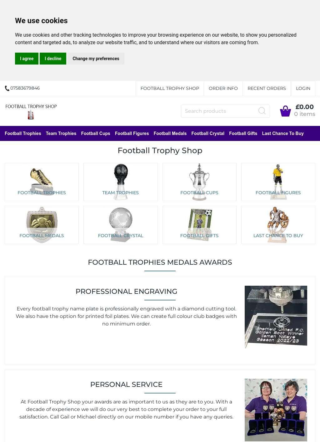 Football Trophy Shop
