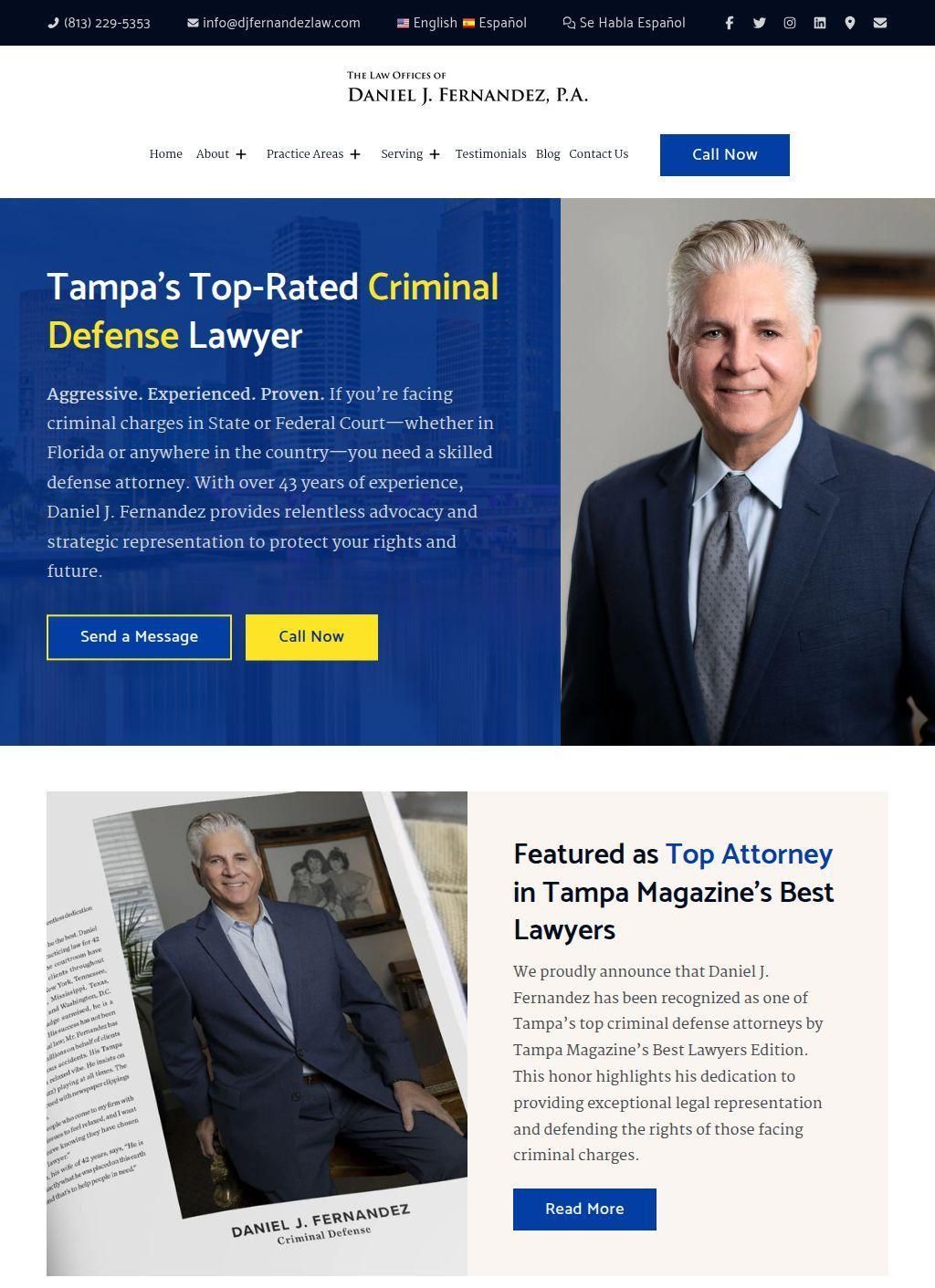 Daniel J. Fernandez P.A. - Tampa Criminal Lawyer