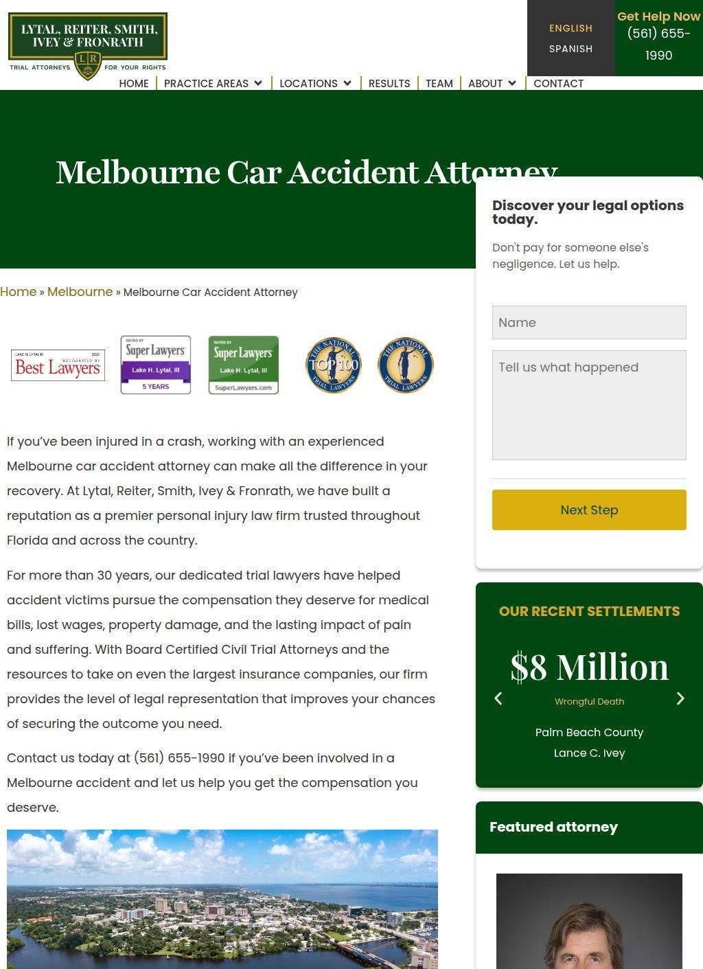 Melbourne Car Accident Attorney