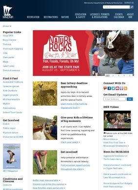 https://www.dnr.state.mn.us/index.html Minnesota Department of Natural Resources