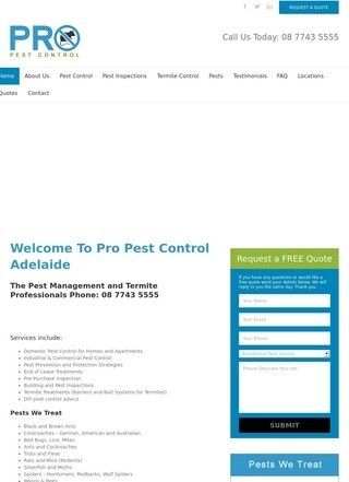 Pro Pest Control Adelaide