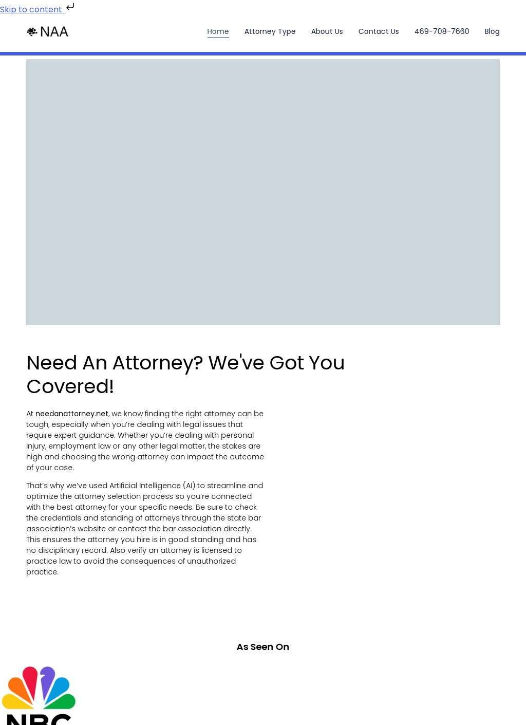 Need An Attorney