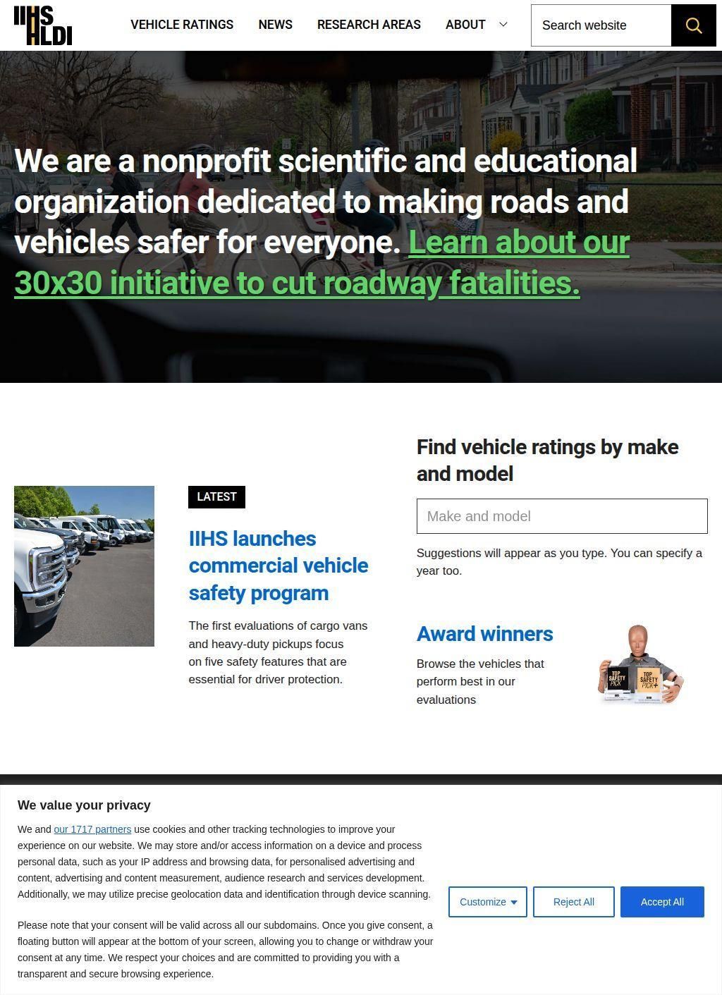 Insurance Institute for Highway Safety (IIHS)