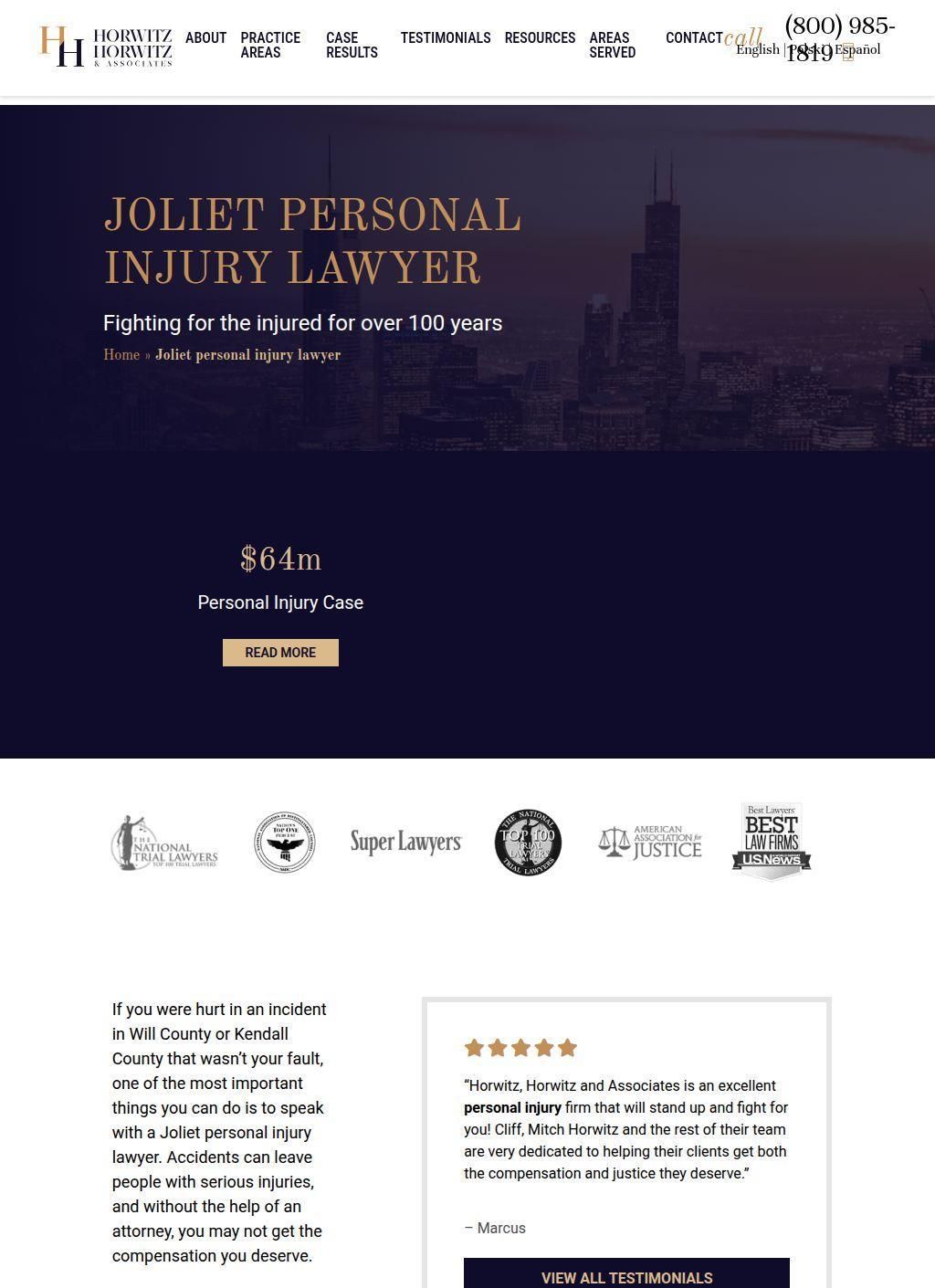 Personal injury lawyer in Joliet