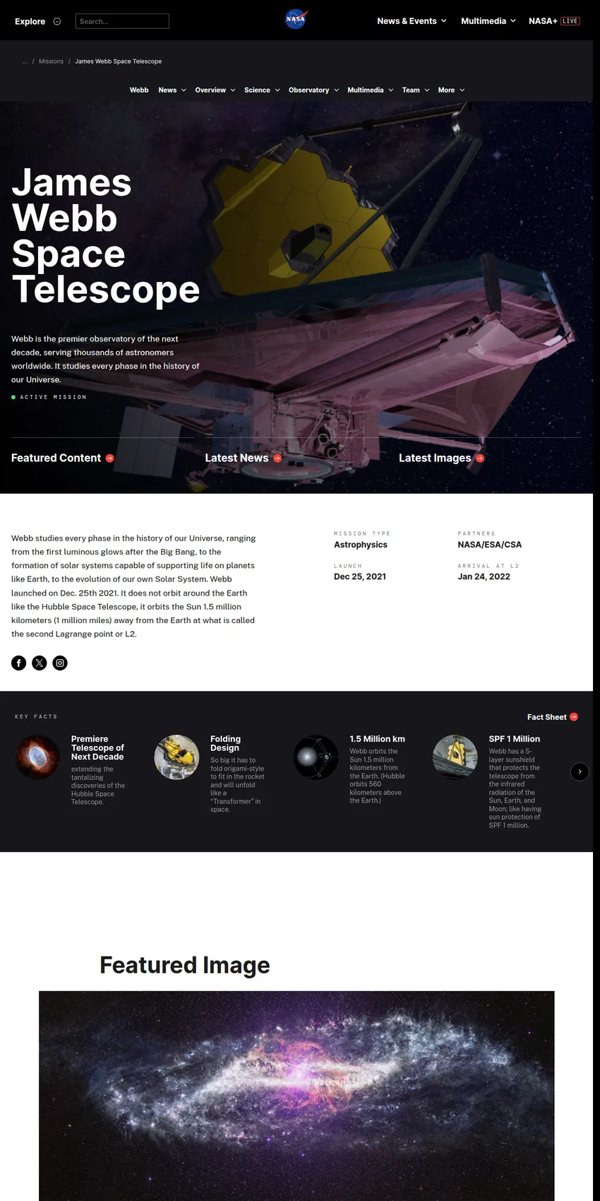 James Webb Space Telescope