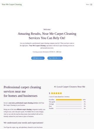 Near Me Carpet Cleaning
