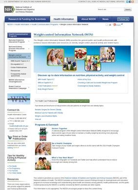 Weight-control Information Network (WIN)